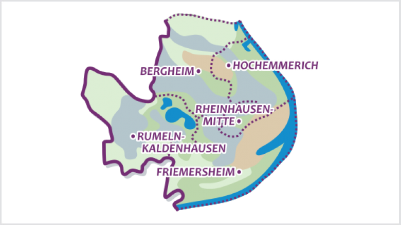 Duisburg Karte Rheinhausen