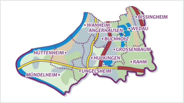 Duisburg Karte Sued